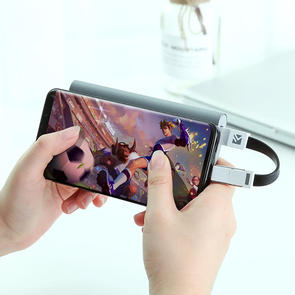 1 шт. type C Micro Lighting 3 в 1 Мини USB кабель синхронизации данных зарядное устройство Быстрая зарядка кабель брелок для iPhone iPod