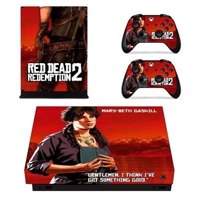 Красные мертвые наклейки для Xbox One X консольный контроллер виниловые наклейки Кожа Новое поступление Чехол протектор - Цвет: YSX1X1568