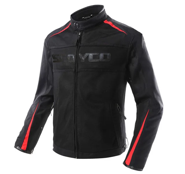 SCOYCO мотоциклетная куртка ковбойская Мотоциклетная Куртка Jaqueta Motoqueiro Blouson Moto Homme защита шестерни одежда Броня Motocicleta JK63 - Цвет: Красный