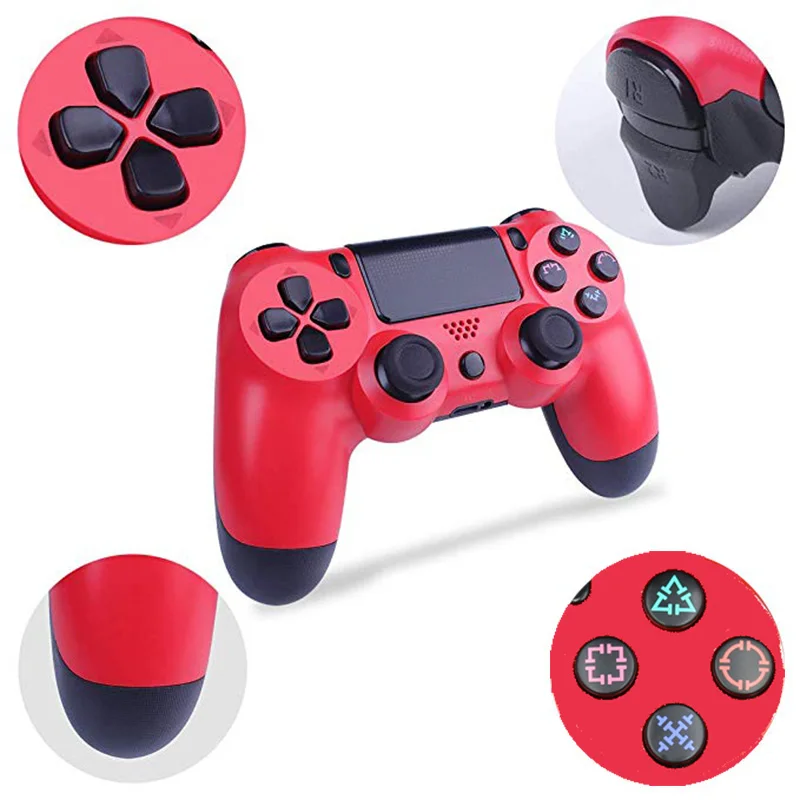 Проводной игровой контроллер для PS4 DualShock Вибрационный джойстик геймпады, совместимые с playstation 4