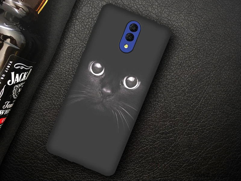 JURCHEN Case For Alcatel 3L Case Soft Tpu Silicone Back Cover For Alcatel 3L 3 L Case Cover Funda Printing Bag Cartoon