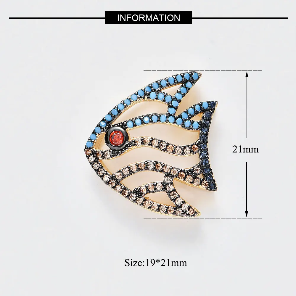 Красочная черепаха микро паве CZ подвеска рыба Ночь Сова слайдер распорка