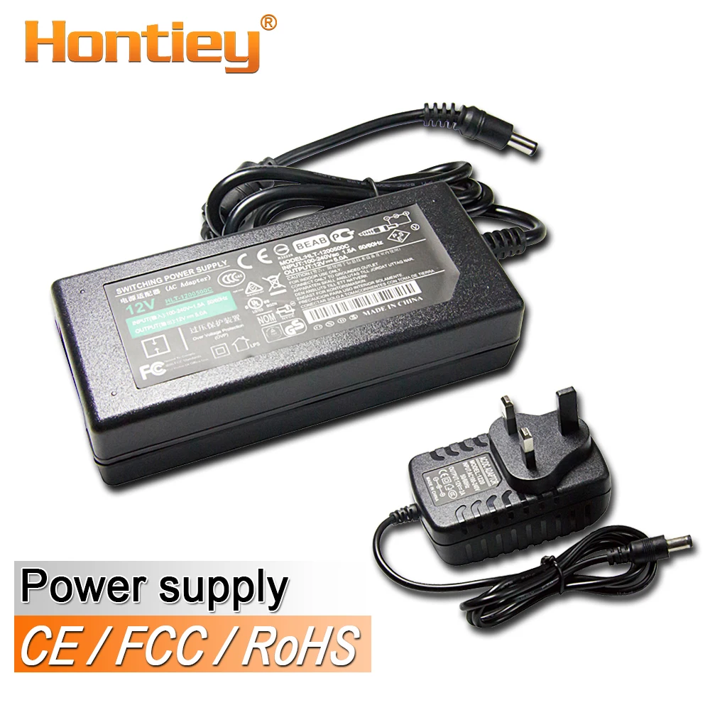 Hontiey источник питания Трансформаторы светодиодный драйвер полосы AC12V DC110Vor220V 2A 3A 5A 6A 8A 10A США Великобритания ЕС AU Plug