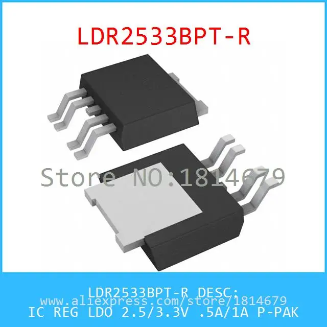 Бесплатная Доставка 3 Шт./лот LDR2533BPT R IC REG LDO 2.5/3.3 В. 5A/1A P PAK 2533 LDR2533|shipping and receiving