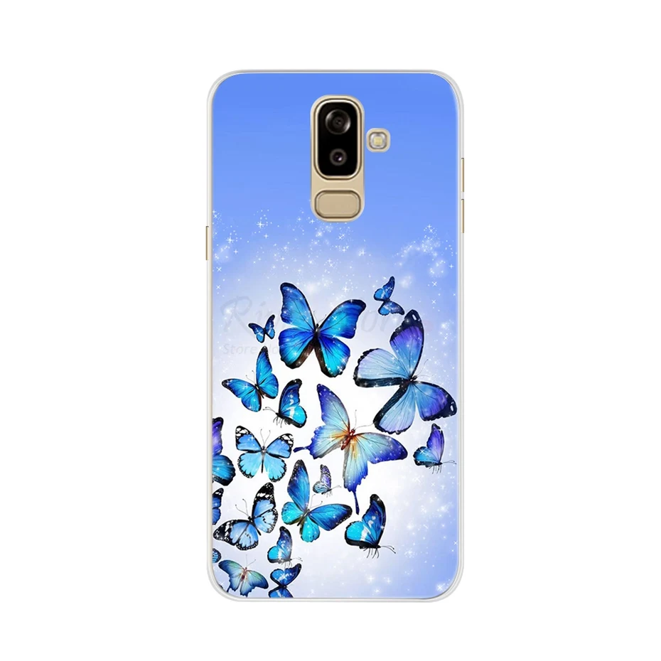Бежевый Чехол для samsung Galaxy J8 чехол Крышка j810 j810f sm-j810f 3D Силиконовая задняя крышка ТПУ Fundas для samsung J8 чехол для телефона - Цвет: Бежевый