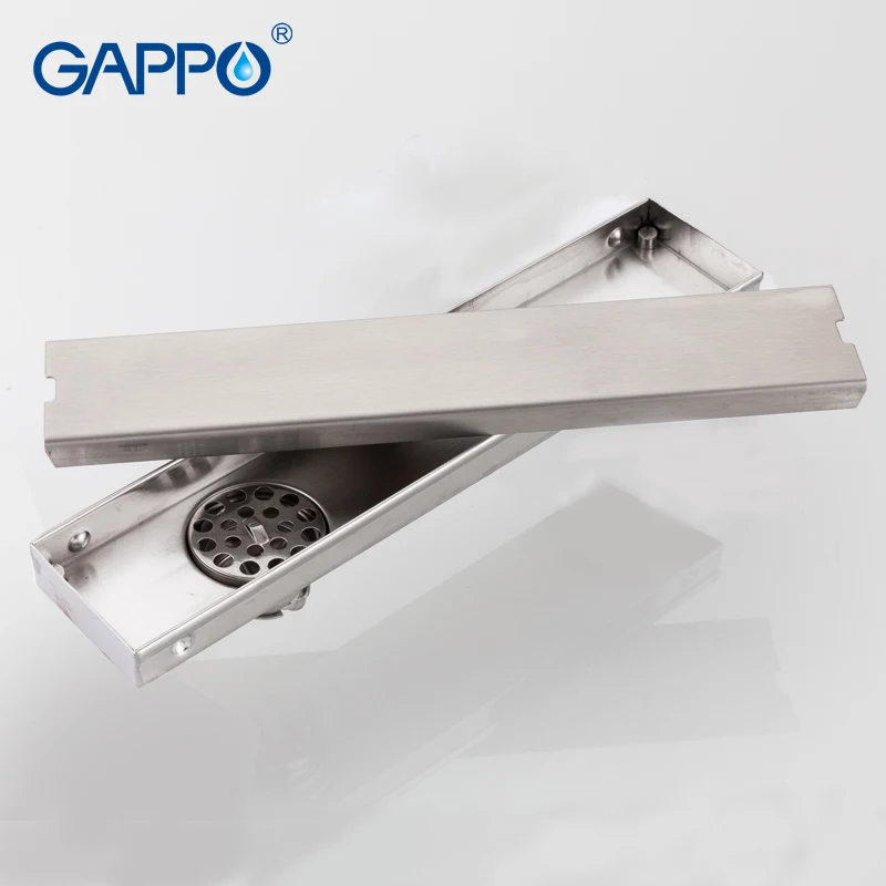 gappo floor drain shower tray under tile drain channel stainless steel anti odor water drain dry water seal bathroom trap y85535 free global shipping