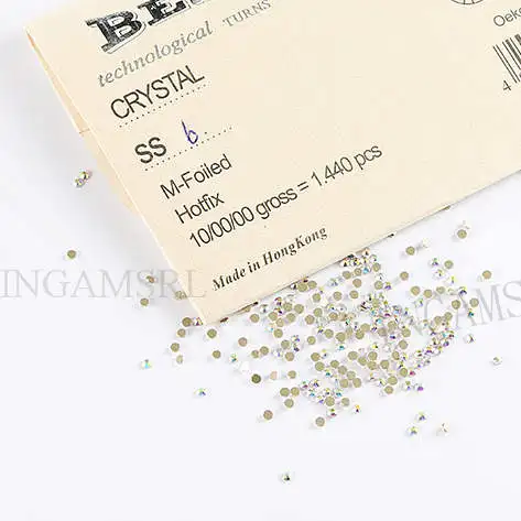gold ab ss6 1440pcs SS3-SS40 не горячей фиксации FlatBack шитье стразами ткань одежды Стразы дизайн ногтей камень 033 - Цвет: gold ab ss6 1440pcs
