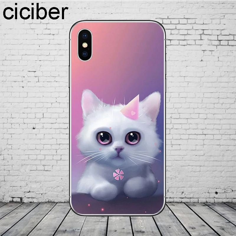 WM00540 Чехол ciciber с животным котом для iPhone 11 Pro Max чехол для iPhone XR X XS MAX 7 8 6 6S Plus 5 5S SE чехол для телефона мягкий ТПУ чехол - Цвет: WM00540