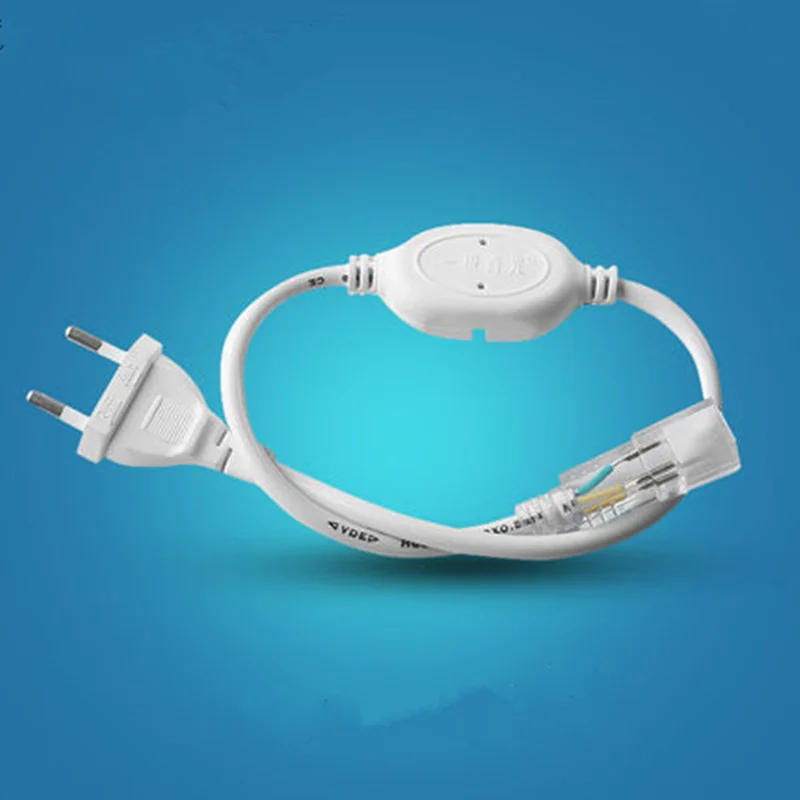 220v 3528/5050/ 3014 EU Plug широкий Разъем Светодиодная лента аксессуар специальные
