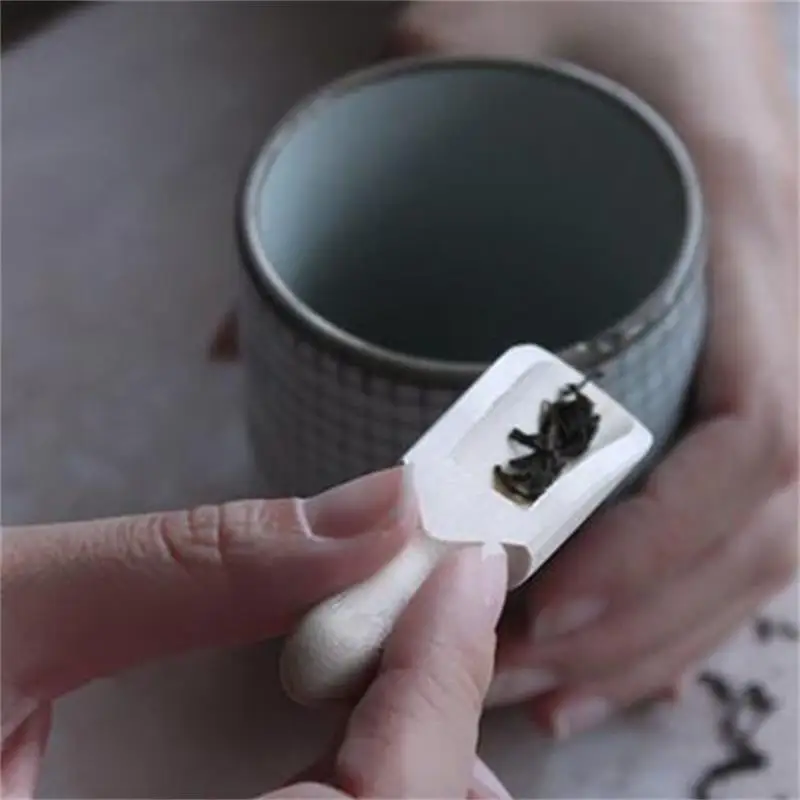 Мини ручной работы деревянная ложка чай сахар соль и ароматизированный