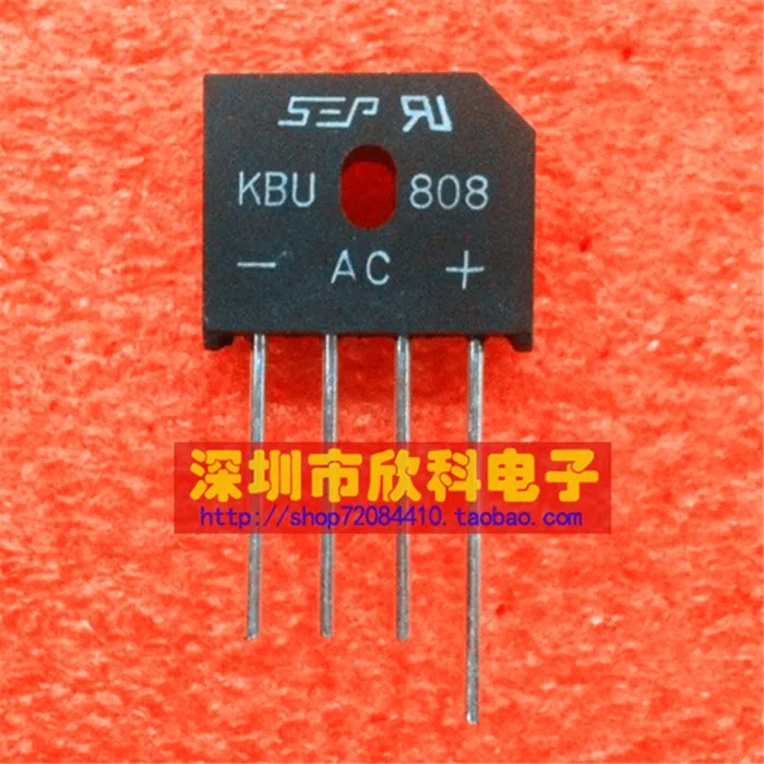 Бесплатная доставка KBU808 RS808 8А 800 В плоским мост Плита Аксессуары обеспечить