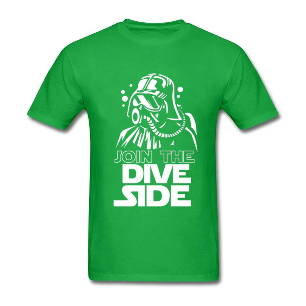 Дешевые Китайская одежда присоединиться к DIVE темно футболки для мужчин кость