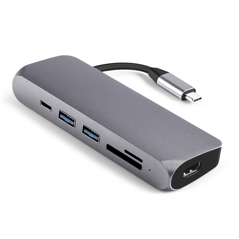 Baolida USB-C хаб Хами USB-C док-станция к HDMI/VAG/Ethernet Thunderbolt 3 док-станция Тип C конвертер для Macbook Pro/коммутатор/встречи/игры