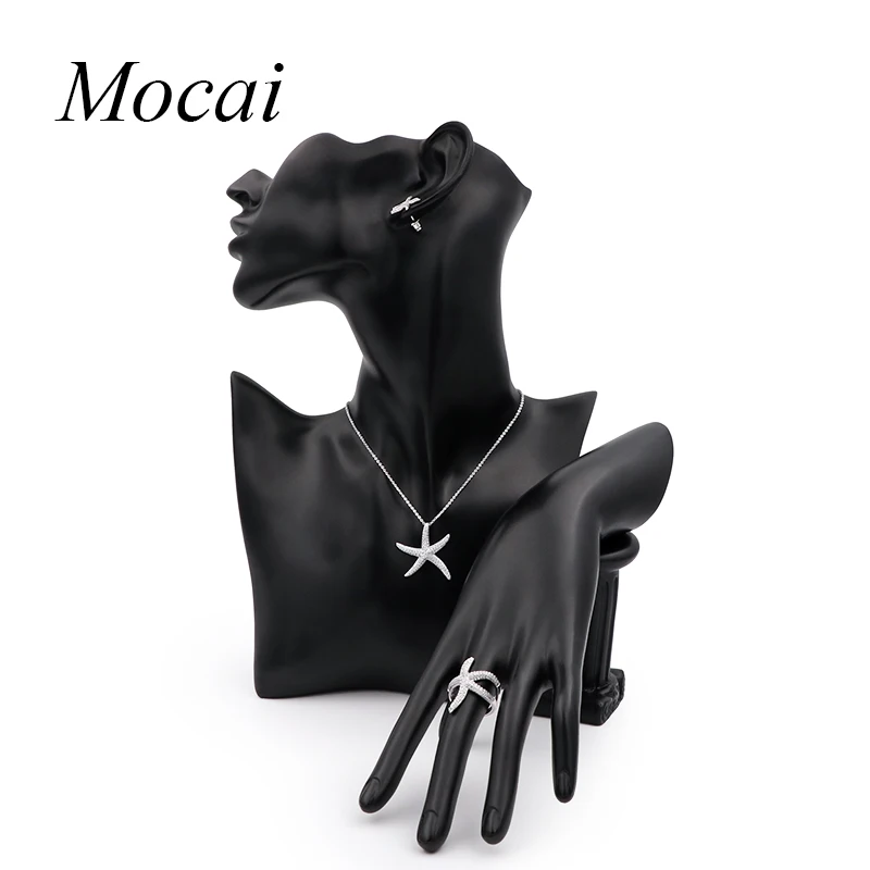 Женские серьги с кубическим цирконием Mochai модные брендовые морской звездой