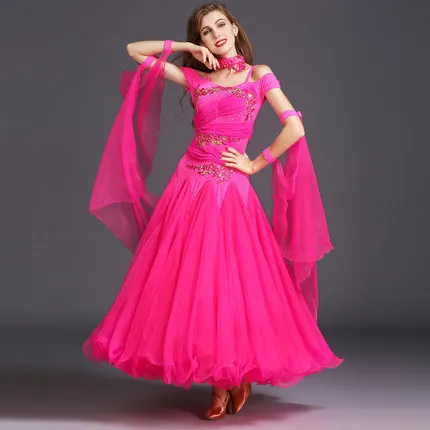 2017 изысканные роскошные платья для бальных танцев со стразами стандартное