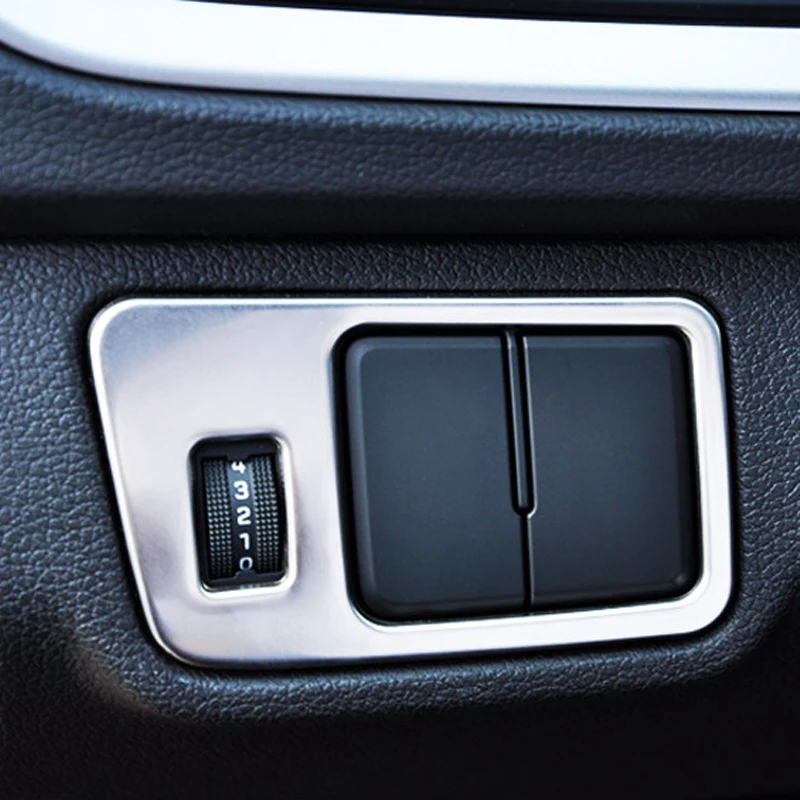 Накладка из нержавеющей стали для кнопки регулировки светильник Hyundai Verna Solaris Accent