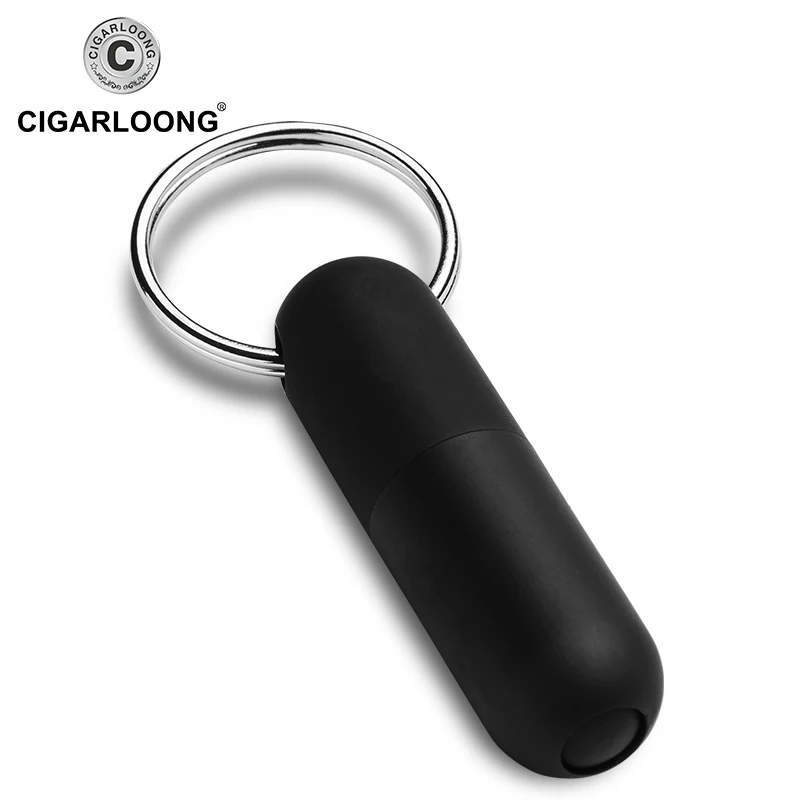 CIGARLOONG Cigar Punch Bullet style пластиковый брелок для ключей с 8 мм отверстием (белый и