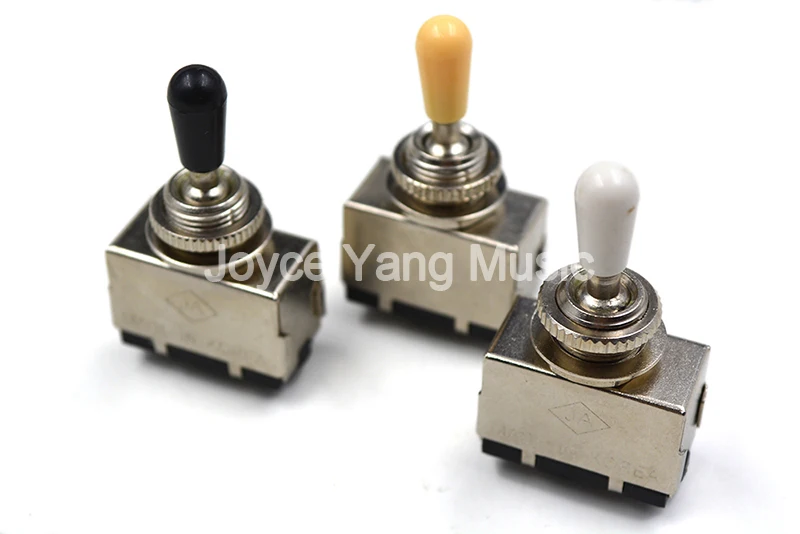 Кнопочные переключатели для электрогитары Корейская Хромовая 3 полосная