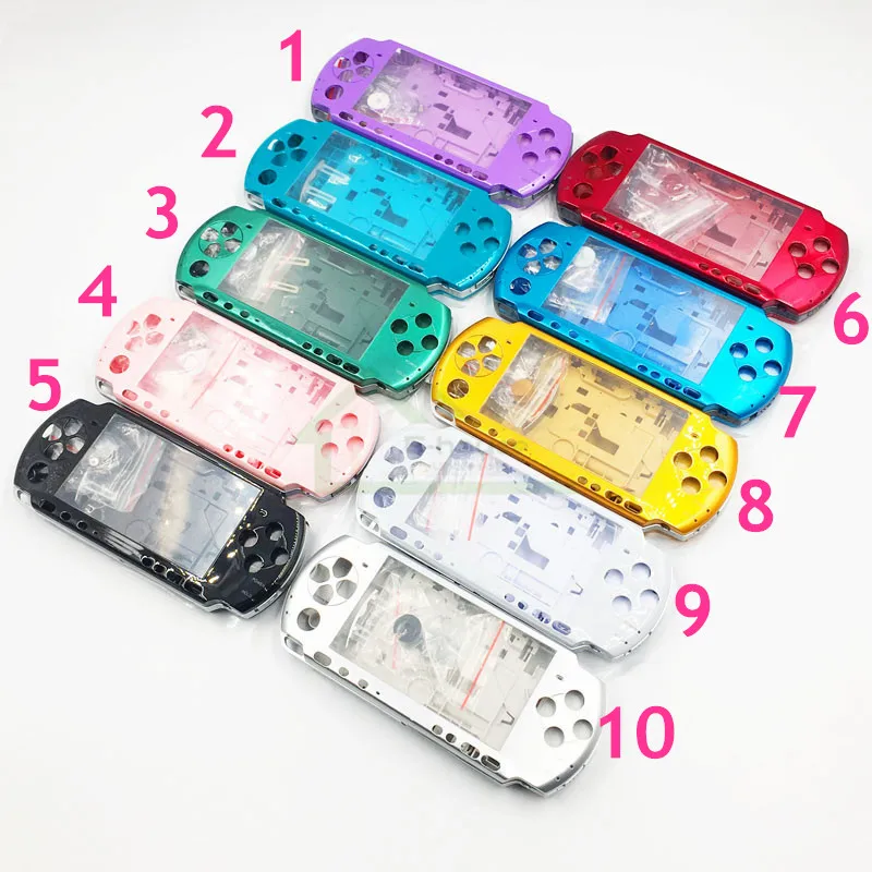 10 цветов для psp 3000 psp 3000 Корпус Лицевая панель старая версия игровая консоль замена полный корпус чехол с кнопками