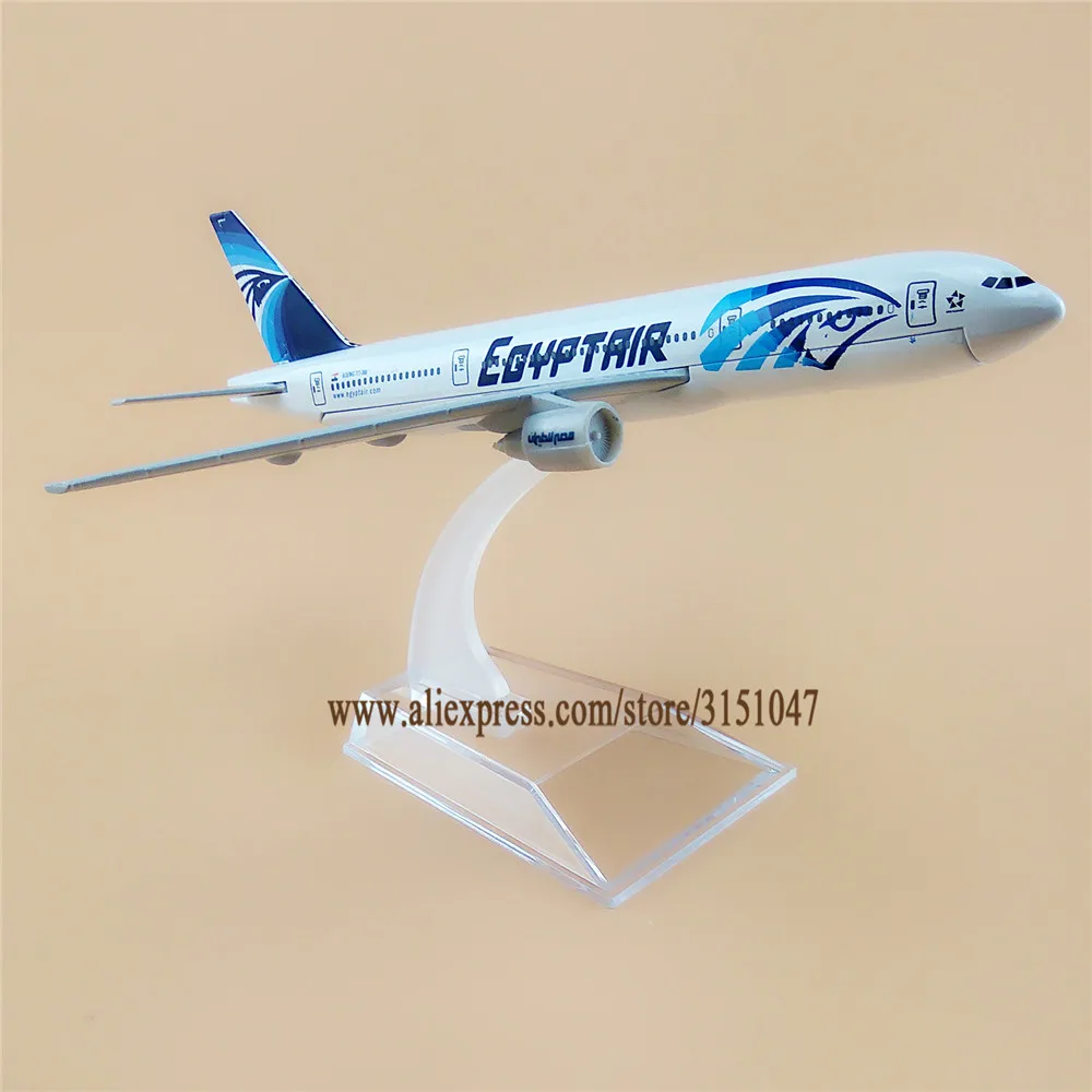 16 см EGYPT Air EGYPTAIR Airways Boeing 777 B777 Воздушный самолет модель самолета детские коллекции