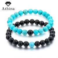wholesale ethnic natural green stone beads bracelet women high quality brand handmade bracelet jewelry sbr160311