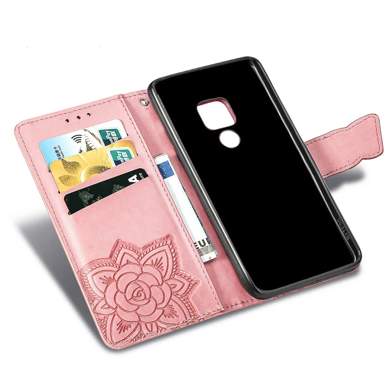 Чехол книжка из искусственной кожи с 3d бабочкой для huawei mate 20 чехол Lite смартфона