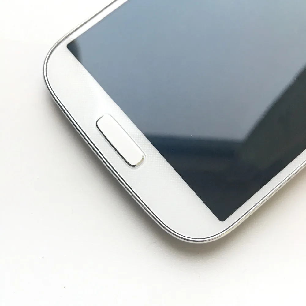 5 0 дюймов Super Amoled LCD с сенсорным экраном для Samsung Galaxy S4 i9500 ЖК дисплей рамкой Digitizer