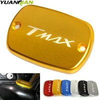 cnc motorcycle front brake fluid reservoir tank cap cover for yamaha tmax 500 2008 2011 tmax 530 2012 2018 t max 530 500 tmax530