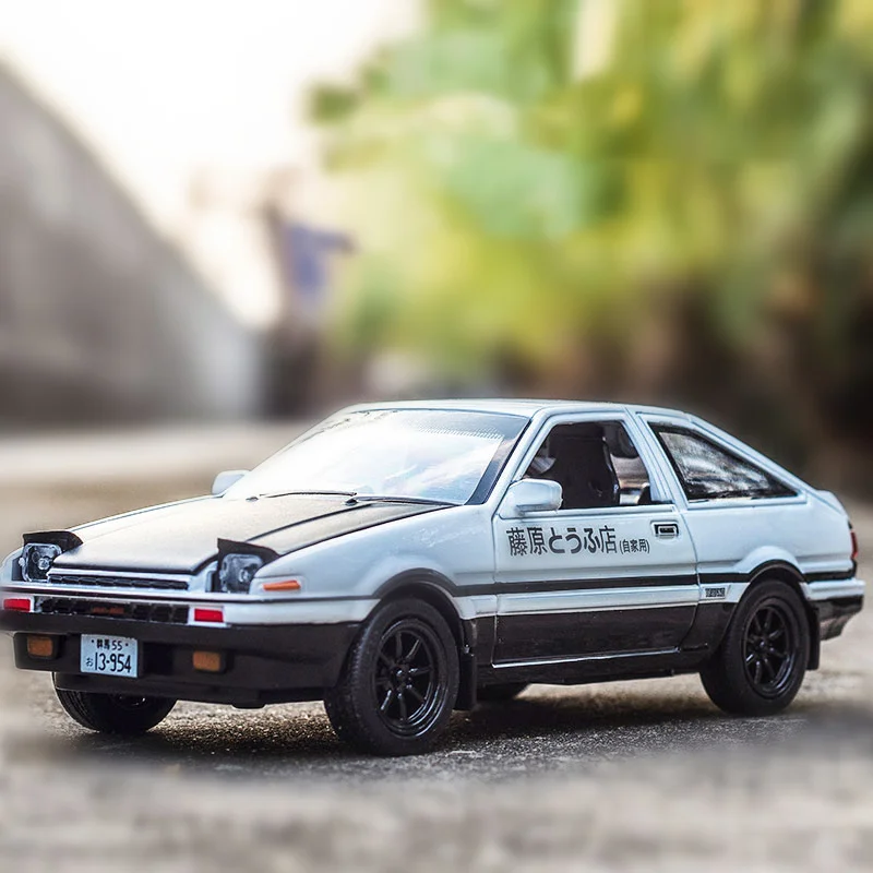 Модель литая автомобиля KIDAMI 1/28 Initial D AE86 украшение открытой двери фотоальбом для