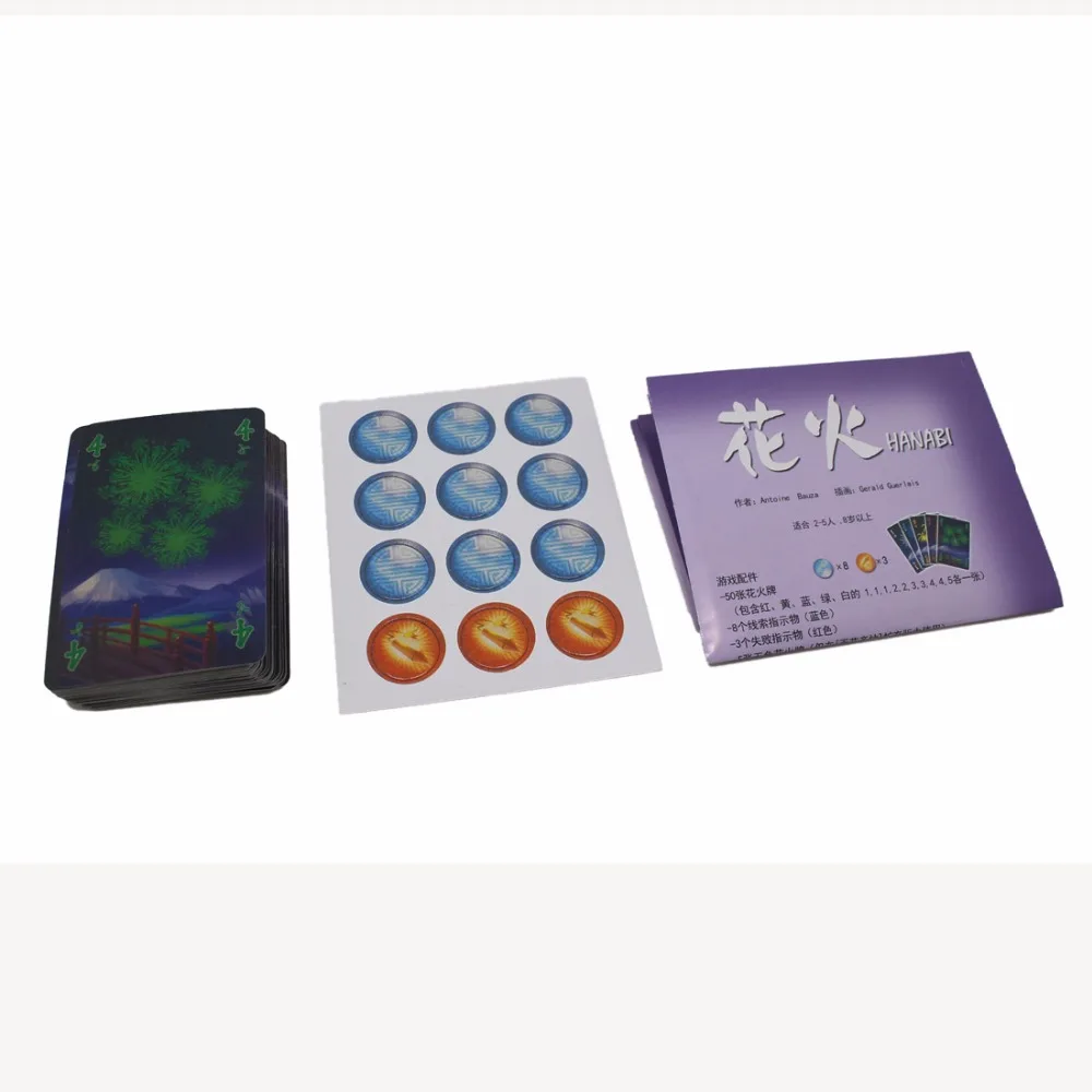 Hanabi для 2-5 игроков настольная игра английская инструкция отправить по
