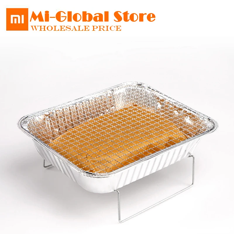 XiaoMi ZaoFeng одноразовый, для барбекю, для гриля, портативный мини-барбекю для 2-3 человек, для использования дома на открытом воздухе