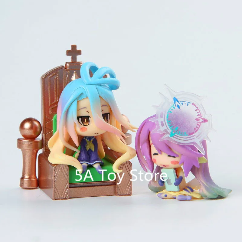 Аниме фигурки No Game Life Sora Shiro hatsuse izuna Jibril коллекционные модели игрушек куклы 6