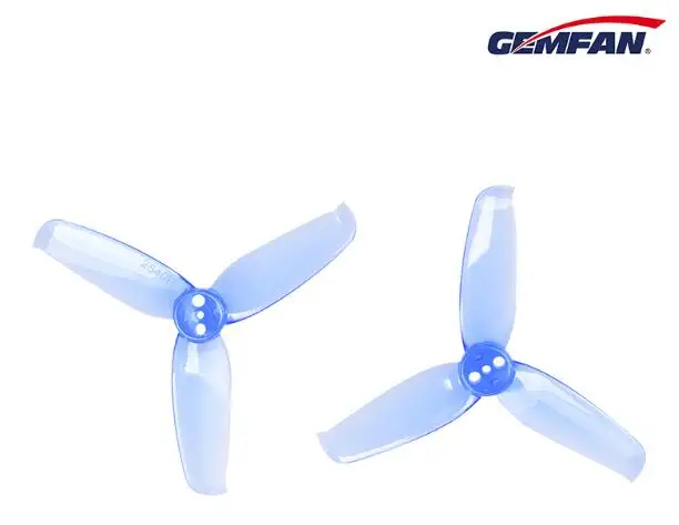 10 pairs Gemfan Flash 2540 2.5x4 2.5 Inch 3-Blade Propeller with 1.5mm Mounting Hole For 1105 1106 Motor |