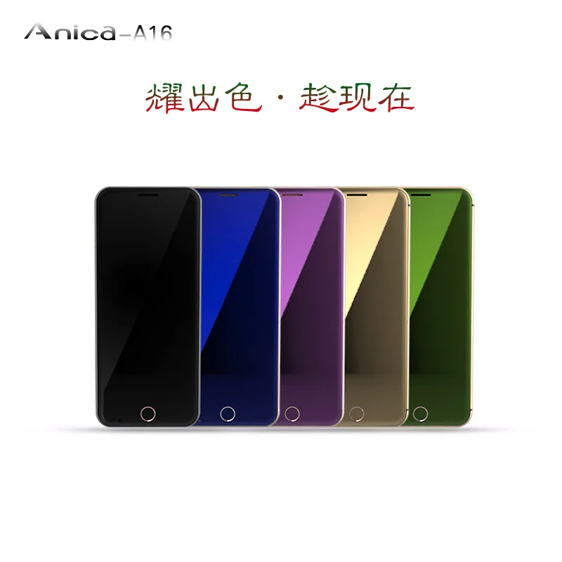 Оригинальный anica T A16 мини мобильный телефон ультратонкие Роскошный MP3 плеер Bluetooth