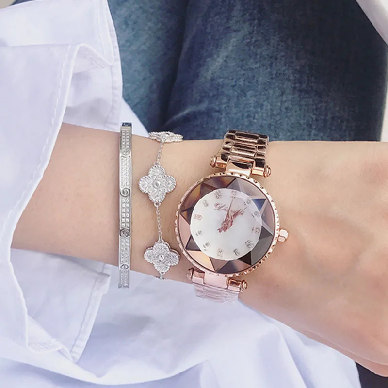 Женские кварцевые часы люксовый бренд Кристалл Шикарные женские наручные часы женские модные часы для женщин Relogio Feminino