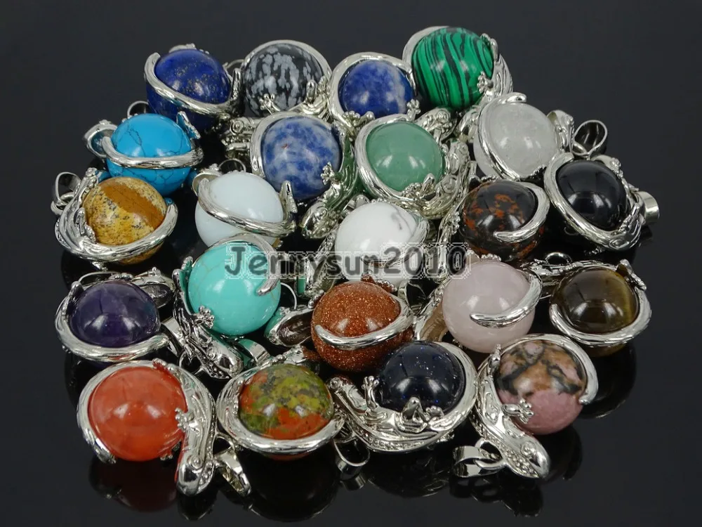 Натуральные драгоценные камни с родохрозитом черная линия круглый шар чакра