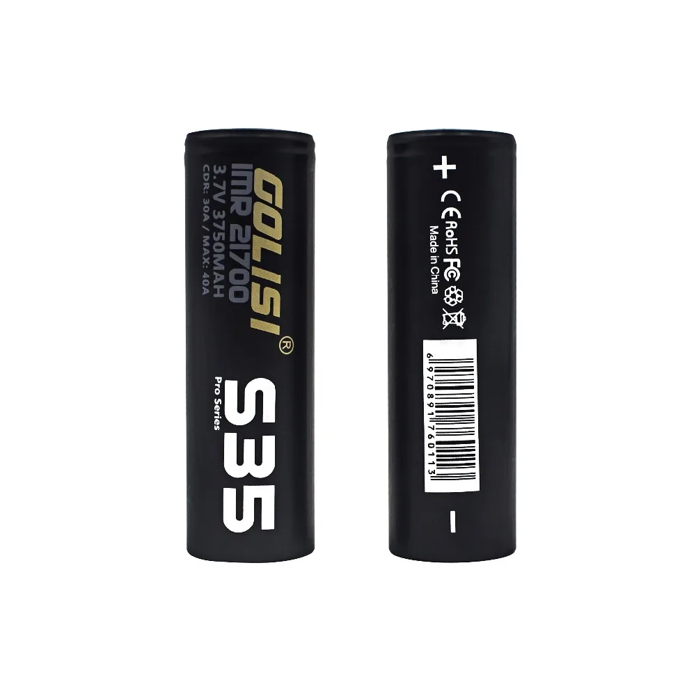 Golisi 2 шт. S35 IMR 21700 3750 мАч макс 40A E-CIG аккумуляторная батарея для VAPE с Nitecore Новый I2 Digi