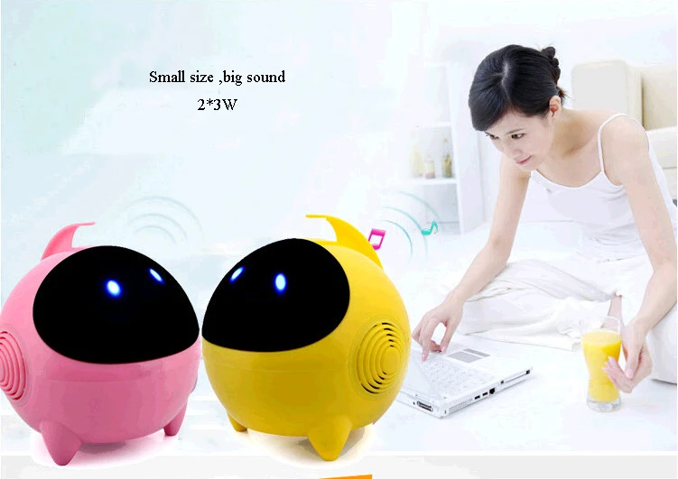 Мини USB творческая ноутбук маленький динамик мультимедиа 2.0 Настольных ПК