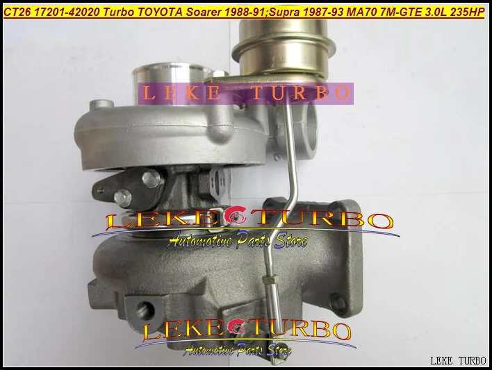 Бесплатная доставка Турбокомпрессор CT26 17201 42020 42030 для TOYOTA SUPRA 1987 93SOARER 1988 1991 MA70 7M GTE