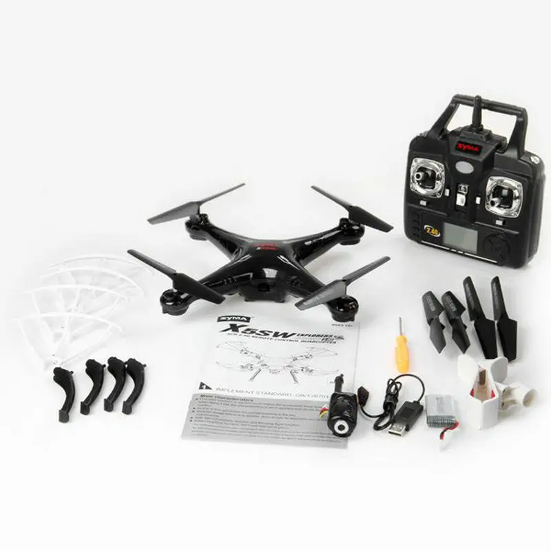 Syma X5SW Dorne с 0.3MP Камера HD WI FI FPV 2 4 ГГц 4CH 6 оси видео в режиме реального времени RC Quadcopter