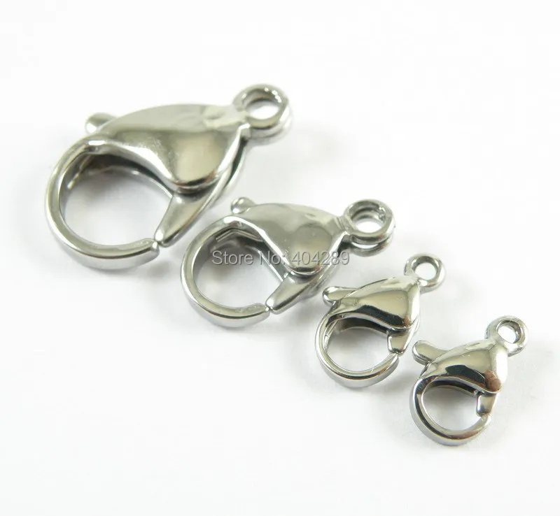 Застежка-карабин из нержавеющей стали 316L крючок сделай сам для модных ювелирных