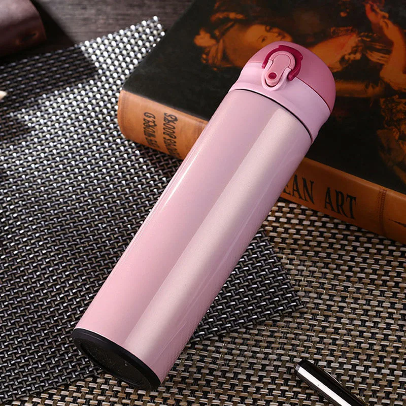 YINUO Hot Bounce Cover Simple Vacuum Stainless Steel Mugs For Boys Girls High-end Gift Cups Quality Durable Wear-resistant | Дом и сад