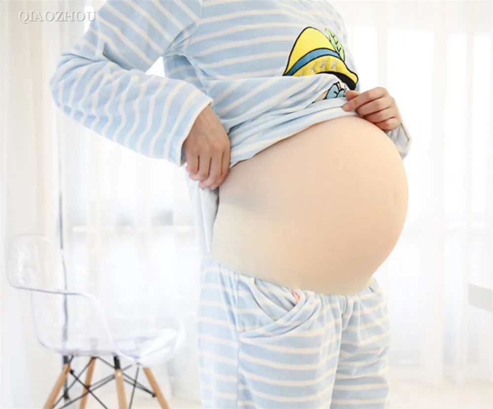 

5~7 month silicone belly fake pregnant realistic belly seamless high elasticity