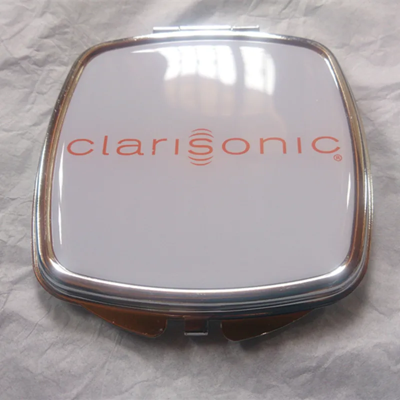 Брендовое карманное зеркало для макияжа с логотипом на заказ косметической