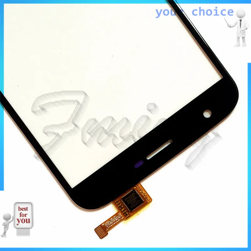 RUBINZHI Phone Touch Screen For Doogee Valencia 2 Y100 Plus Touchsvreen panel Digitizer Front Glass Sensor with Tape | Мобильные