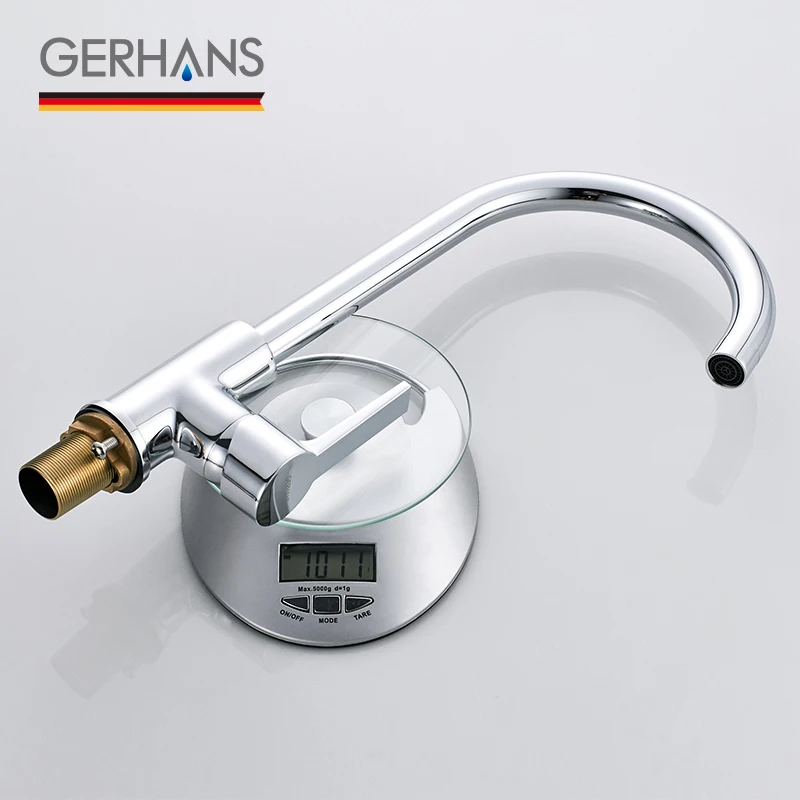 GERHANS Irismart высокий кухонный кран Современный высококачественный хромированный