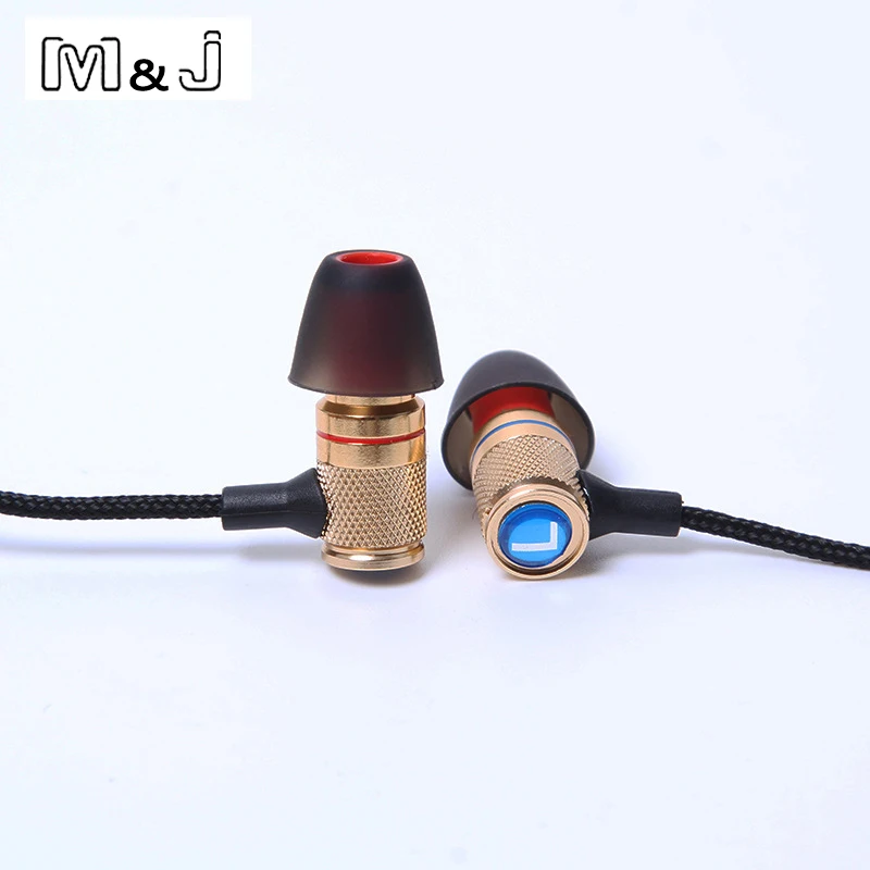 M & J профессиональный монитор DJ студия бас стерео наушники 3 5 мм с MicMobile телефон