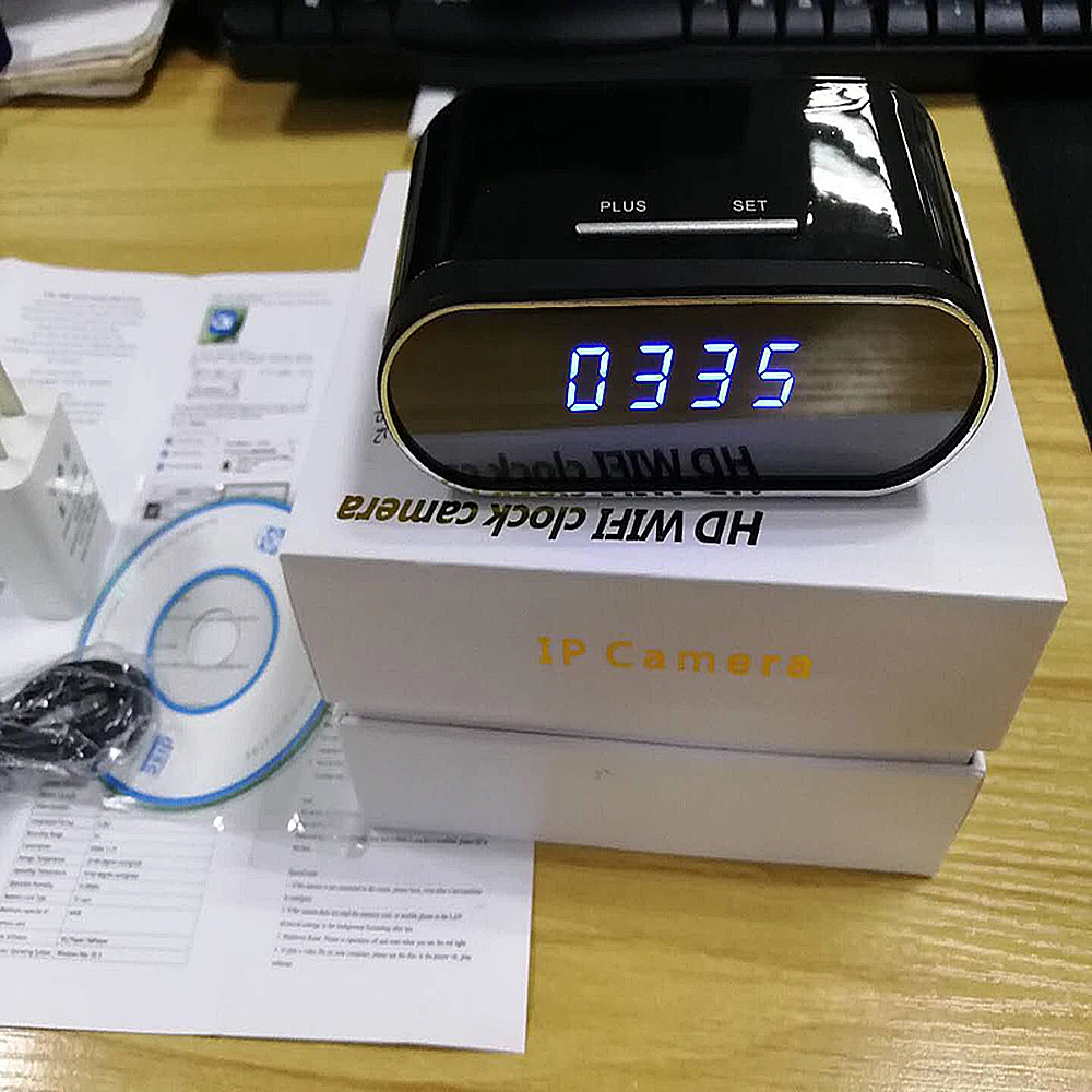 EDAL Z10 1080 P миниатюрные настольные часы камера сигнализация установка мини камера ИК ночного видения Wifi камера IP Часы камера мини DV DVR видеокамера