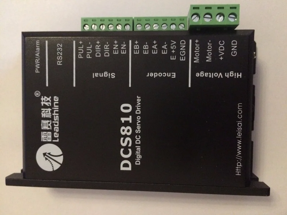 1 шт. обновленный Leadshine DCS810 матовый Серводвигатель постоянного тока 80VDC пиковый