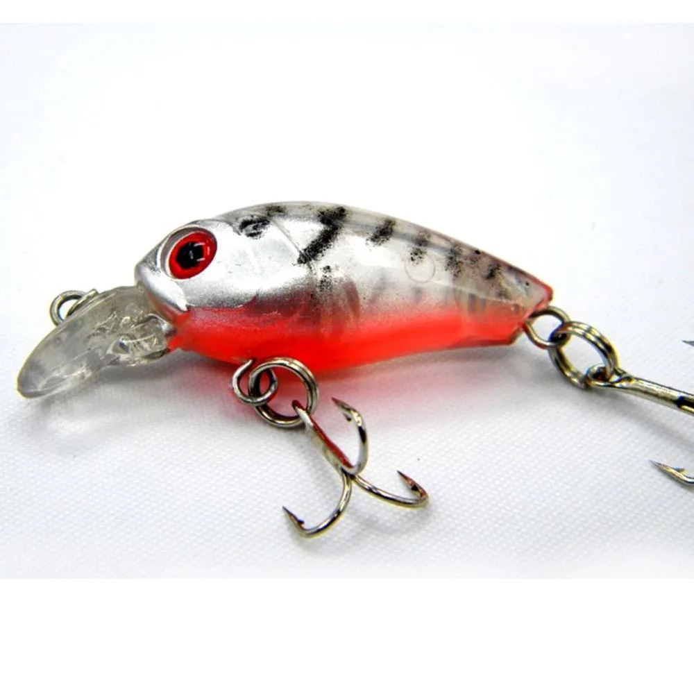 2017 5 шт./лот пластик рыболовные приманки бас CrankBait наживка снасти 4 см/4G Рыбалка